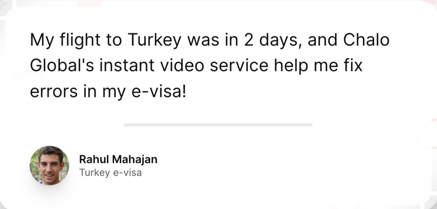 Rahul Mahajan Turkey E-visa
